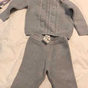 Cozy Gray Kids Matching Set